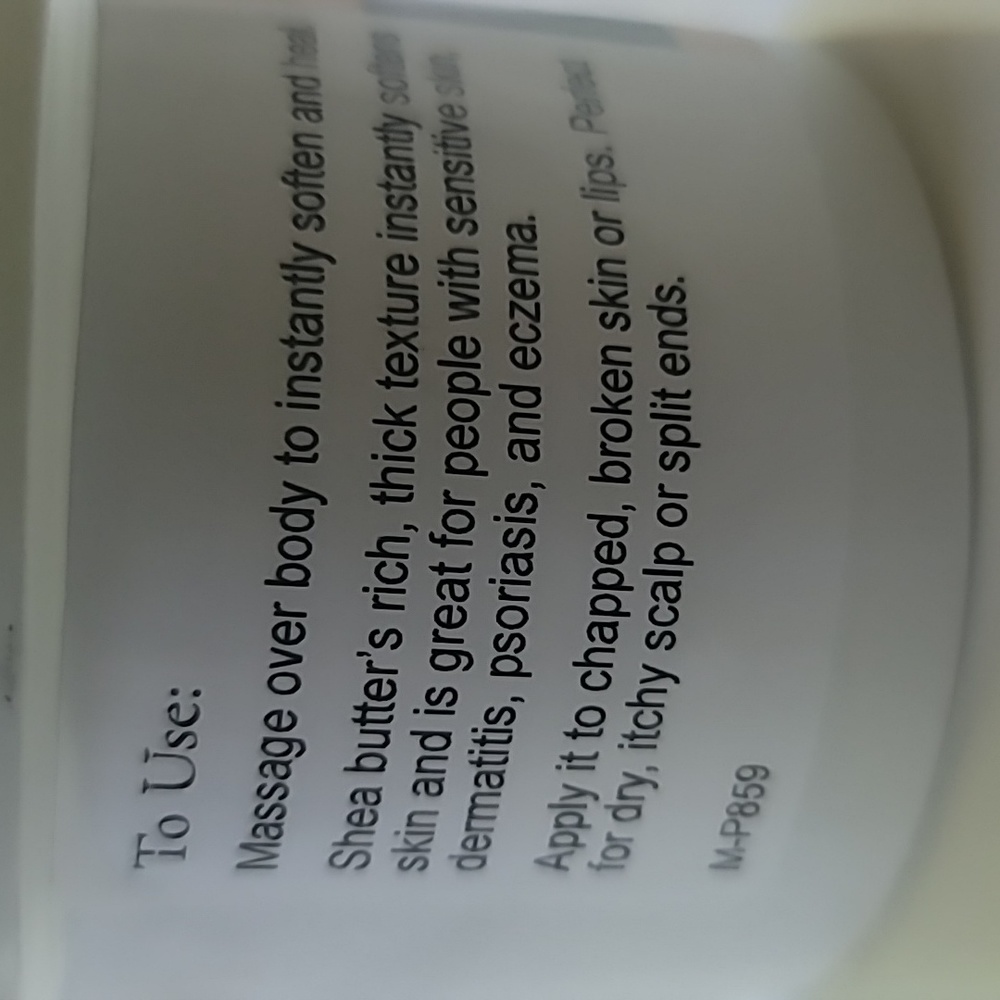 Egyptian Musk Shea Butter 4 oz. All Natural Scented Moisturizer - Picture 2 of 4